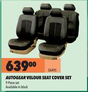 Autogear Velour Seat Cover Set SA495