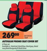Autogear Promo Seat Cover Set 6 Piece Set SA154/5/6/7/8/9