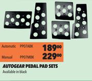 Autogear Pedal Pad Sets Automatic PP07ABK