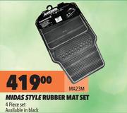 Midas Style Rubber Mat Set MA23M