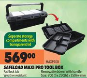 Safeload Maxi Pro Tool Box MAXP700