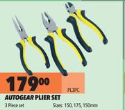 Autogear Plier Set PL3PC