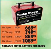 Pro User Metal Battery Charger 12V 4A EBC4A