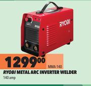 Ryobi Metal Arc Inverter Welder 140 Amp MMA-140