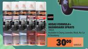 Midas Formula+ Dashboard Sprays (Various)-300ml