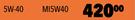 Midas Liquid Gold Fully Synthetic Oils 5W-40 MI5W40-5L