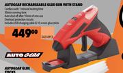 Autogear Rechargeable Glue Gun With Stand GGS10PCS