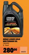 Midas Liquid Gold Multigrade Oil 15W-40TD Diesel MI40TD-5L