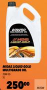 Midas Liquid Gold Multigrade Oil 20W-50 MI20W-5L