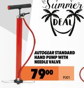 Autogear Standard Hand Pump With Needle Valve PU01