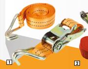 Autogear Ratchet Tie Downs 38mm x 2.5m 900Kg LH09