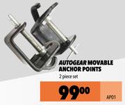 Autogear Movable Anchor Points 2 Piece Set AP01