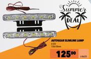 Autogear Slimline Lamp 6 LED 150 x 18mm L-06LED