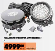 Hella LED Supernova Spotlight Set 6" 1VF-634206-021-Per Set