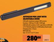 Autogear Pen Light With Adjustable Zoom L-WL13