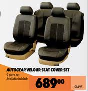 Autogear Velour Seat Cover Set SA495
