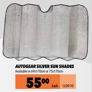 Autogear Silver Sun Shades CL09/10