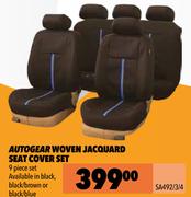 Autogear Woven Jacquard Seat Cover Set SA492/3/4