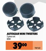 Autogear Mini Tweeters 2 Piece Set TW160
