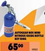 Autogear Nos Mini Nitrous Oxide Bottle Key Ring KR003