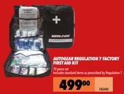 Autogear Regulation 7 Factory First Aid Kit FA04M