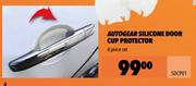 Autogear Silicone Door Cup Protector 4 Piece Set SDCP01