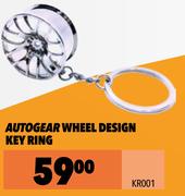 Autogear Wheel Design Key Ring KR001