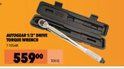 Autogear 1/2" Drive Torque Wrench 7-105Nm TOX-SS
