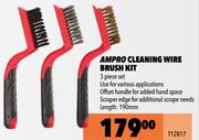 Ampro Cleaning Wire Brush Set T12817