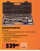 Autogear Socket Set SK24PC