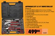 Autogear 3/8" & 1/4" Drive Tool Kit TK40PC