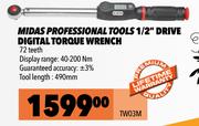 Midas Professional Tools 1/2" Drive Digital Torque Wrench TW03M