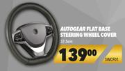Autogear Flat Base Steering Wheel Cover 37.5cm SWCF01