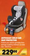 Autogear Child Car Seat Protector CSP01