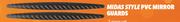 Midas 2 Piece Style PVC Mirror Guards (Carbon Fiber) MG02CFM