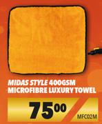 Midas Style 400 GSM Micro Fibre Luxury Towel MFC02M