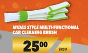 Midas Style Multi Functional Car Cleaning Brush BR8M