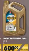 Caltex Havoline Ultra's 5W-40 501274396-5L