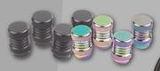 Autogear Tyre Valve Caps 4 Piece Set Neo Chrome VC03NC   