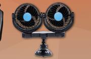 Autogear USB 12V Speed Double Head Fan 7W Single Speed CF30012V