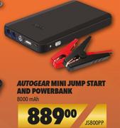 Autogear Mini Jump Start & Powerbank 8000 Mah JS800PP