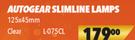 Autogear Slimline Lamps Clear 125 x 45mm L-075CL