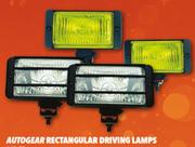 Autogear Rectangular Driving Lamps Clear 145 x 75mm L-051