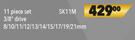 Midas Professional Tools Torx Socket Sets 11 Piece Set SK11M