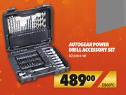 Autogear Power Drill Accessory Set 60 Piece Set DB60PC