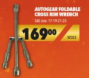 Autogear Foldable Cross Rim Wrench WS03