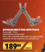 Autogear Multi Tool With Pouch MTP01
