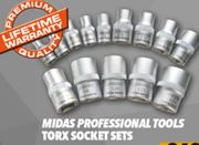 Midas Professional Tools Torx Socket Sets 14 Piece Set SK14M