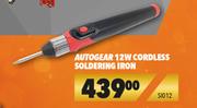 Autogear 12W Cordless Soldering Iron SI012