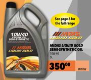 Midas Liquid Gold Semi Synthetic Oil 10W-40 MI10W-5Ltr